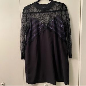 Long sleeve zara lace dress